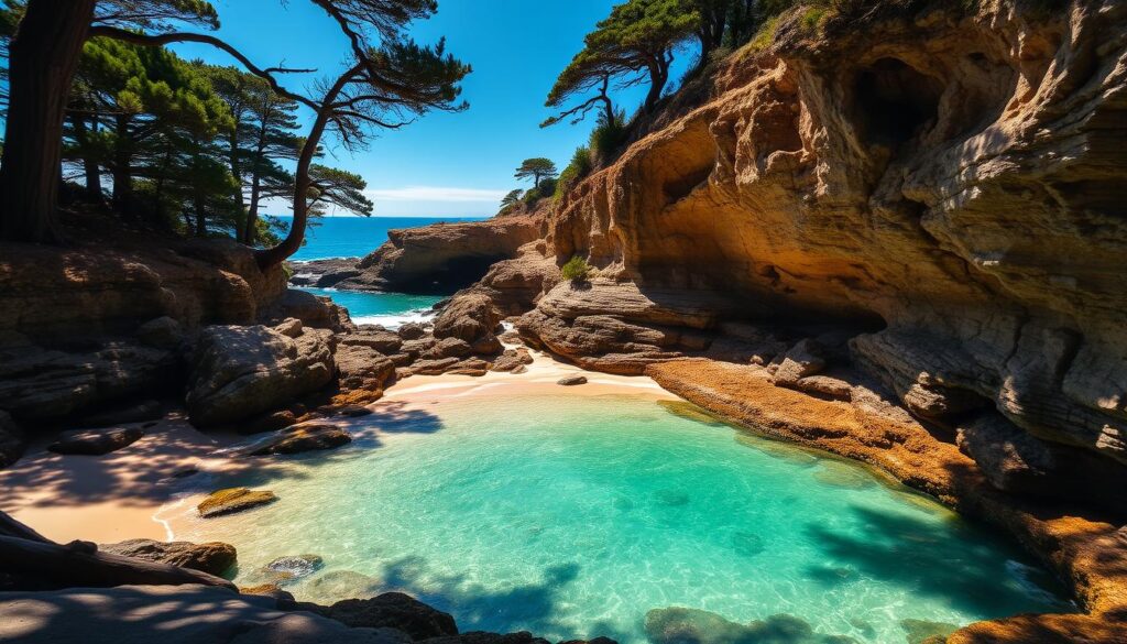 secret coves California coast