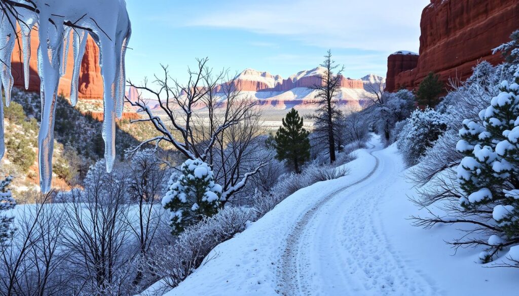 winter hiking trails in Sedona